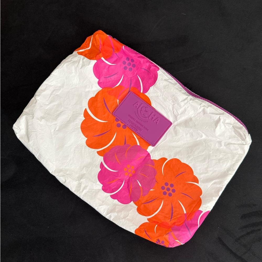 ALOHA Collection RARE Hawaiian Airlines Special Edition Mid Pouch 🌺